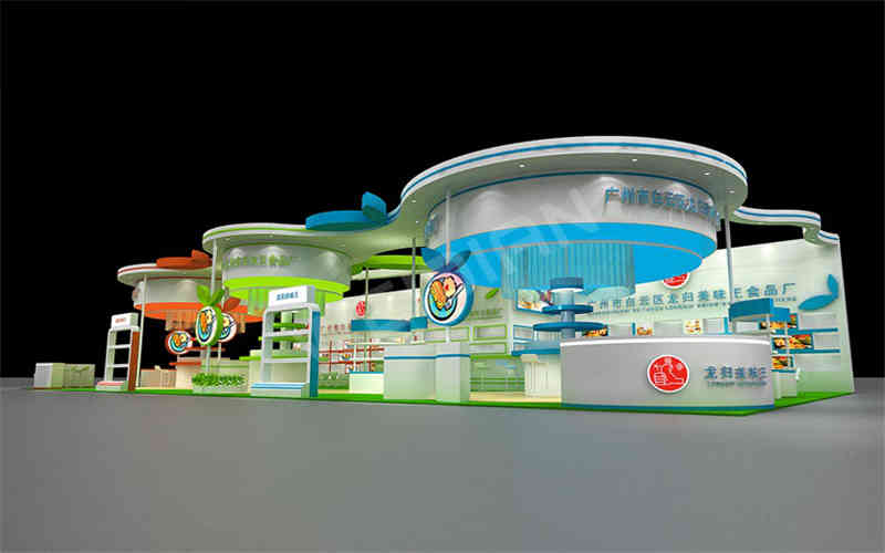 廣州展覽裝飾設計公司助力龍歸美味王廣州國際進口食品展覽會FOOD2CHINA廣州展臺設計搭建