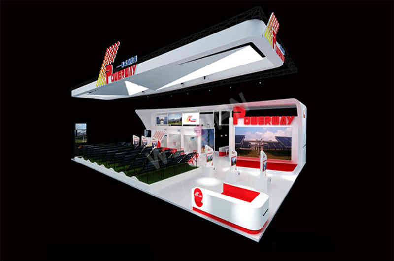 特裝展臺(tái)展覽設(shè)計(jì)公司助力保威能源成都國(guó)際太陽能光伏及儲(chǔ)能技術(shù)展覽會(huì)PV chengdu廣州廣交會(huì)展臺(tái)搭建商