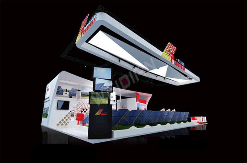 特裝展臺(tái)展覽設(shè)計(jì)公司助力保威能源成都國(guó)際太陽能光伏及儲(chǔ)能技術(shù)展覽會(huì)PV chengdu廣州廣交會(huì)展臺(tái)搭建商