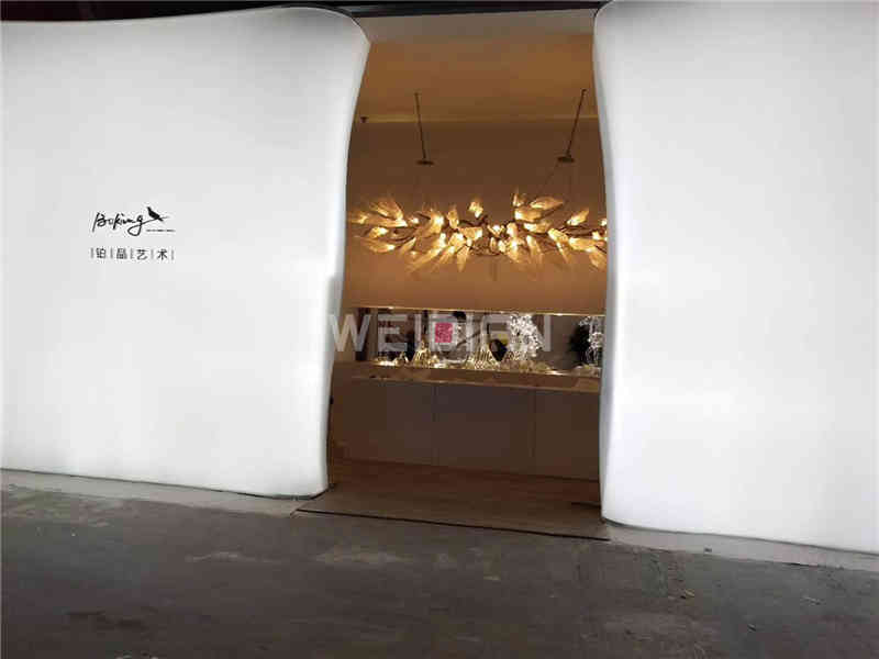 廣州展臺(tái)設(shè)計(jì)公司搭建鉑晶藝術(shù)上海國際尚品家居及室內(nèi)裝飾廣州展覽會(huì)展臺(tái)搭建