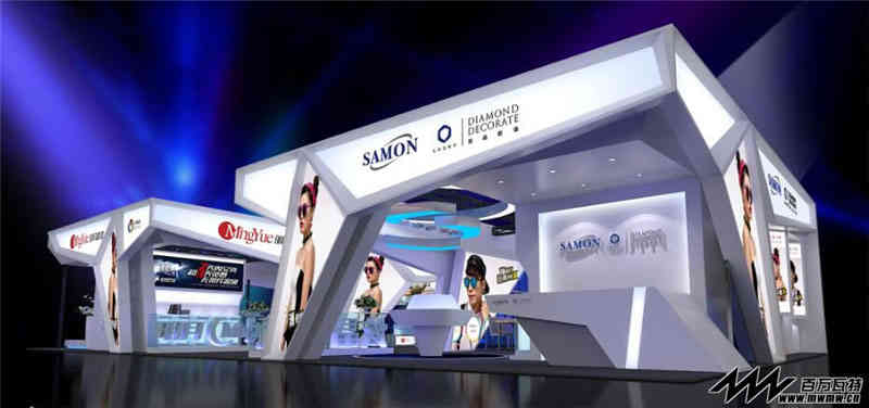 大華銀行上海分行參展上海新國際博覽中心上海展覽設(shè)計(jì)展臺(tái)搭建2