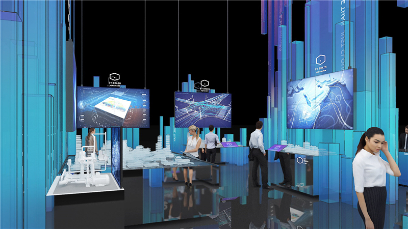 青島海爾空調(diào)電子有限公司參展廣州會(huì)展中心展覽設(shè)計(jì)展臺(tái)搭建5